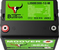 BullTron® Mover 50Ah Batterie mit 50A Dauer- und 300A Kurzzeitstrom + 10A Ladegerät