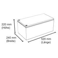 BullTron Polar 100Ah LiFePO4 51.2V Akku mit Smart Doppel-BMS, Bluetooth App und Heizung