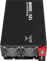 BullTron Wechselrichter NVS 3000W mit Netzvorrangschaltung und Fernbedienung