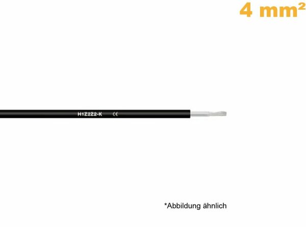 4mm² Solarkabel als lfm Meter
