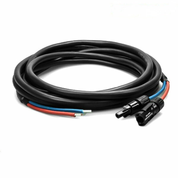 DAC 2x6mm² Solarkabel - Modul zu Laderegler mit MC4 Steckern