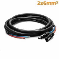 DAC 2x6mm² Solarkabel - Modul zu Laderegler mit MC4...
