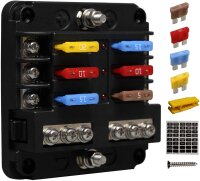 6-Fach Sicherungshalter für Wohnmobile 12v-32v