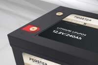 Forster 12,8V Lithium 300Ah LiFePO4 Premium Batterie |...