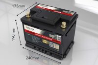 12.8V | 40Ah | LiFePO4 | Heavy Duty Automotive Lithium Batterie | 1200A