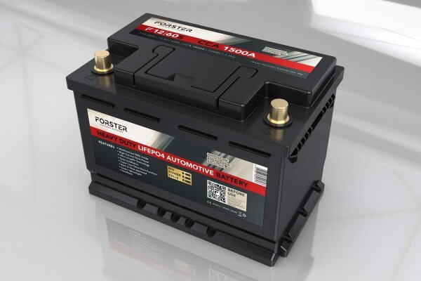 12.8V | 60Ah | LiFePO4 | Heavy Duty Automotive Lithium Batterie | 1500A