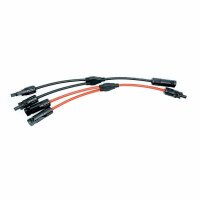 MC4 Y-Stecker Set zur Parallelverschaltung von 2 Solarmodulen - lang