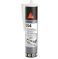 Montageklebstoff Sikaflex-554 Weiß - 300 ml Kartusche