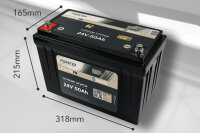 Forster 25,6V Lithium 50Ah Lithium Fishing Batterie | BMS...