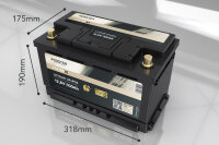 Forster 12,8V Lithium 100Ah LiFePO4 Premium Batterie | 200A-BMS-2.0 | 500ABluetooth Mess-Shunt | Ducato Ford PSA VWT6 TGE | 1280Wh | IP67