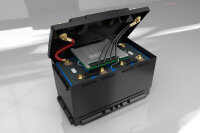 Forster 12,8V Lithium 100Ah LiFePO4 Premium Batterie | 200A-BMS-2.0 | 500ABluetooth Mess-Shunt | Ducato Ford PSA VWT6 TGE | 1280Wh | IP67