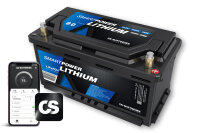 180Ah | 12,8V | 2304Wh | SMART POWER Lithium LiFePO4...