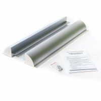 Solarmodul Halterung für Wohnmobil HSA55/W ALU silber