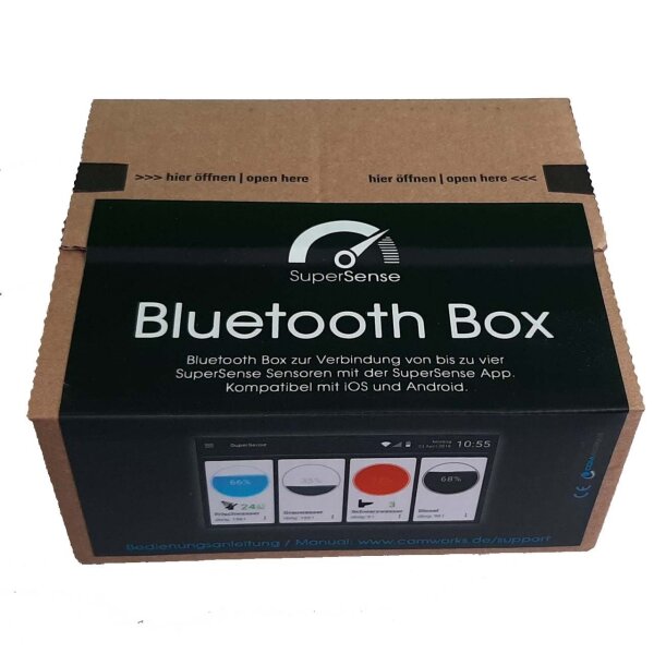 SuperSense Bluetooth Box für 4 Sensoren