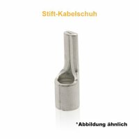 Batteriekabel flexibel, H07V-K 25,0 mm²  konfektioniert 4,5 m-schwarz-links M8-rechts M8