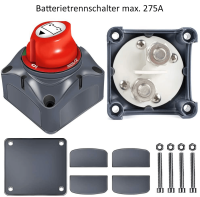 Batterietrennschalter 2-polig max. 275 A  On + Off Pos.