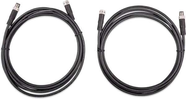 Victron M8 circular connector Male/Female 3 pole cable 3m (bag of 2)