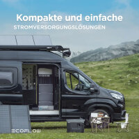 EcoFlow Independence Kit mit Power Hub, Distribution Panel, Monitor, Kabelpaket und Akku im Set 10 kWh