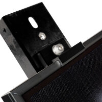 WATTSTUNDE® Flachdach Solarmodul Halterung HST120 schwarz