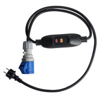 WATTSTUNDE® CEE Einspeisekabel mit FI