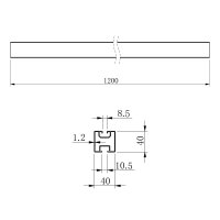 WATTSTUNDE® Hausdachhalterung Schienen
