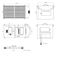 WATTSTUNDE® SOLA Ease 100Wp SunFolder Solartasche