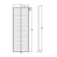 WATTSTUNDE® SOLA Frame Black 100Wp HV