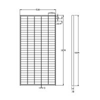 WATTSTUNDE® SOLA Frame Black 120Wp