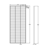 WATTSTUNDE® SOLA Frame Black 205Wp