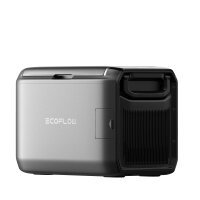 EcoFlow GLACIER Classic 45L Set - Kühl und Gefrierbox mit 298 Wh Plug-In Batterie