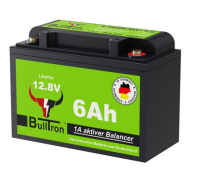 BullTron 6Ah Batterie mit 6A Dauer- und 30A Kurzzeitstrom...