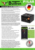 BullTron 6Ah Batterie mit 6A Dauer- und 30A Kurzzeitstrom für die Clesana C1 Toilette