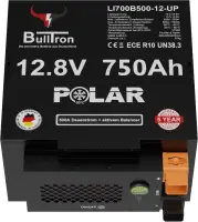 BullTron 750Ah Polar Untersitz inkl. Smart BMS mit 500A Dauerstrom & BT/WiFi App, CAN-Bus, RS485