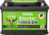 BullTron® 55Ah Polar Starter und Versorger Batterie...