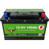 BullTron® 100Ah LiFePO4 12.8V Akku mit Smart BMS und...