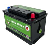 BullTron® 100Ah LiFePO4 12.8V Akku mit Smart BMS und Bluetooth App