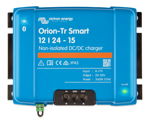Victron Orion-Tr Smart 12 / 24-15A (360 W) Nicht isoliertes DC-DC-Ladegerät