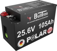 BullTron® 105Ah LiFePO4 25.6V Akku mit Smart BMS,...
