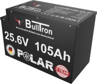 BullTron® 105Ah LiFePO4 25.6V Akku mit Smart BMS,...