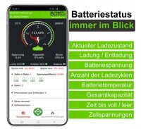 BullTron® 105Ah LiFePO4 25.6V Akku mit Smart BMS, Bluetooth App