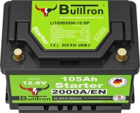 BullTron® 105Ah Polar Starter LiFePO4 12.8V Akku