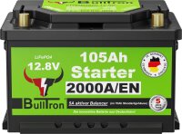 BullTron® 105Ah Polar Starter und Versorgerbatterie LiFePO4 12.8V Akku