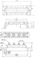Victron Sammelschiene Busbar 600A 4P + cover