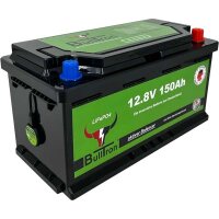 BullTron® 150Ah LiFePO4 12.8V mit Smart BMS, Bluetooth App