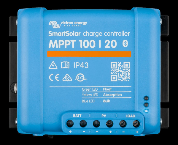 Victron SmartSolar MPPT 100/20 (up to 48V)