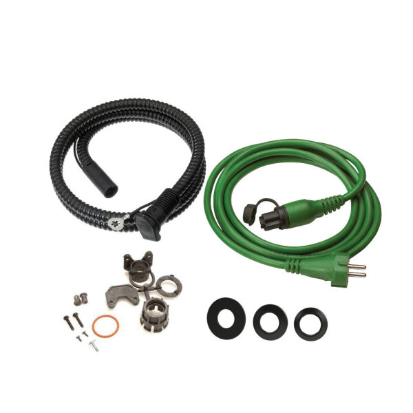 DEFA MiniPlug Anschluss Set - (Außenwand, Karosserie) inkl. 230V Kabel