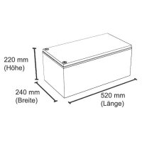 BullTron 230Ah Polar LiFePO4 25.6V Akku mit Smart...