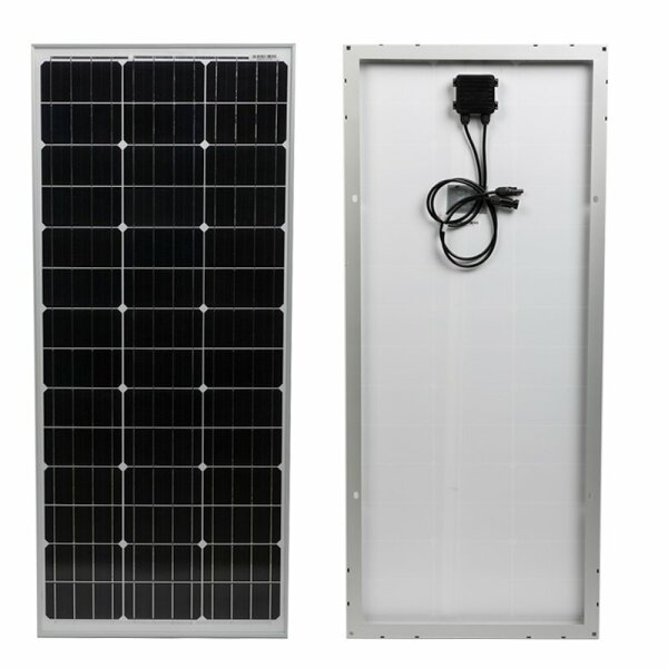WATTSTUNDE® WS100SLIM Solarmodul Monokristallin SLIM