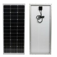WATTSTUNDE® WS100SLIM Solarmodul Monokristallin SLIM