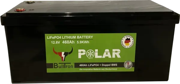 BullTron® 460Ah Polar LiFePO4 12.8V Akku mit Smart BMS, Heizung und Bluetooth App